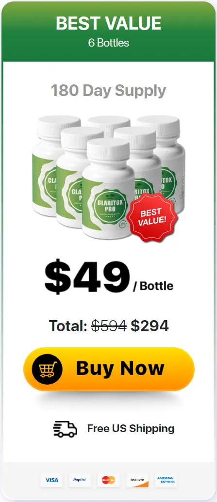 Claritox Buy 6 Bottle